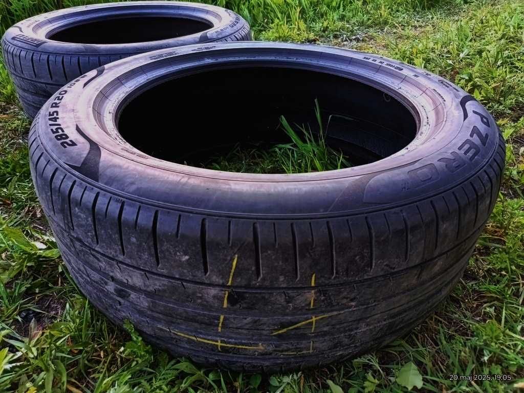 285/45R20 108W 2Opony PIRELLI PZero PZ4 ExtraLoad RIM 2019 Bieżnik~50%