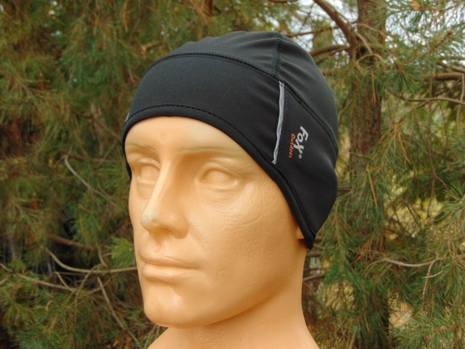 czapka przeciwwietrzna softshell fox outdoor czarna S/M
