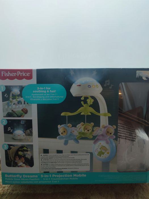 Мобіль Fisher-Price Сон метелика із ефектами із пультом керування