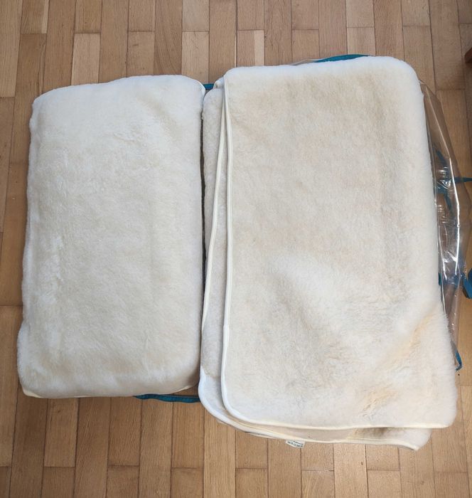 Wełniany komplet kołdra i poduszki