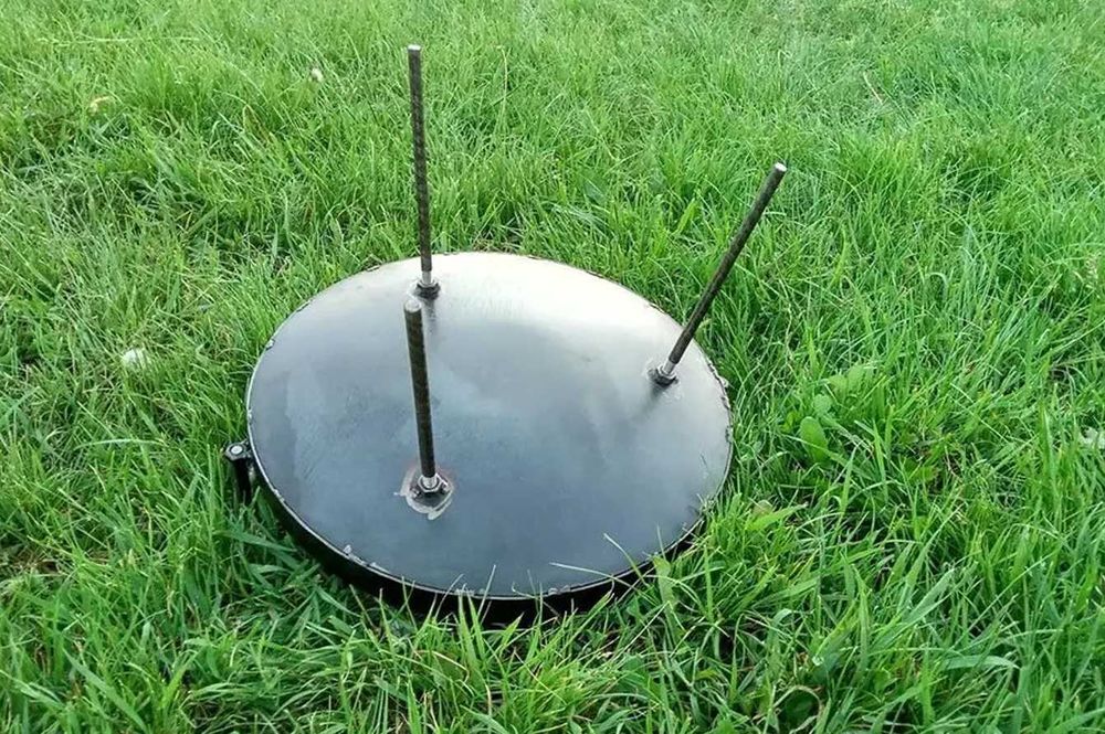 садж, жаровня з диску борони, сковорода для пікніка, мангалу