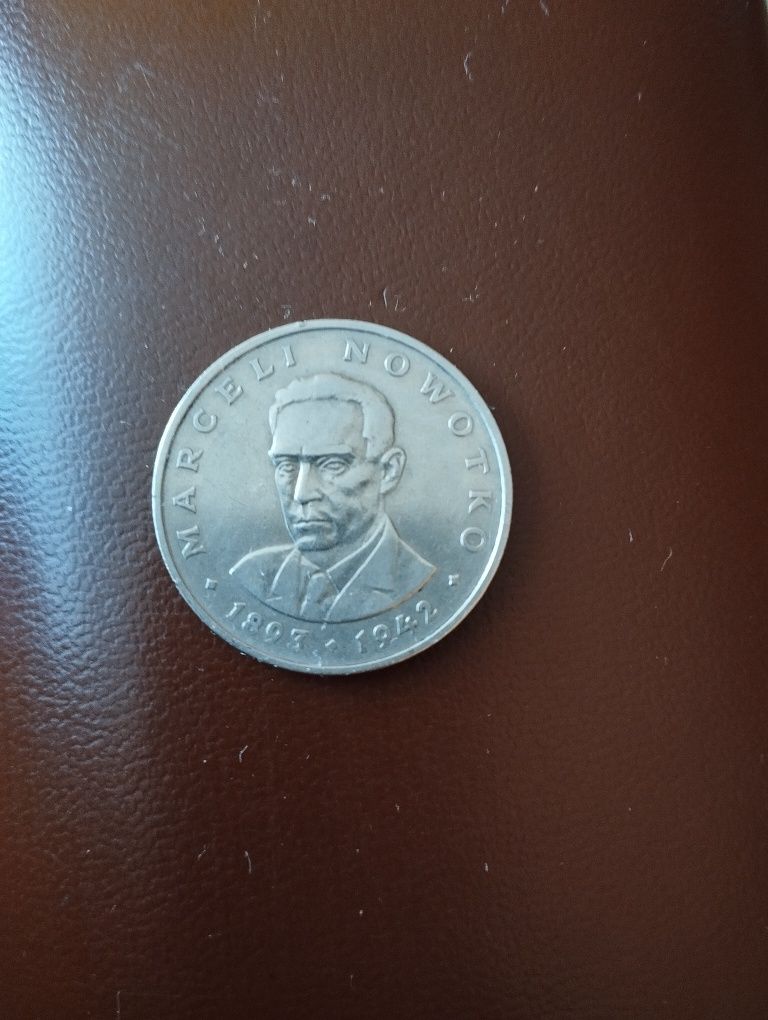 Moneta 20zl Marceli Nowotko 1976r PRL