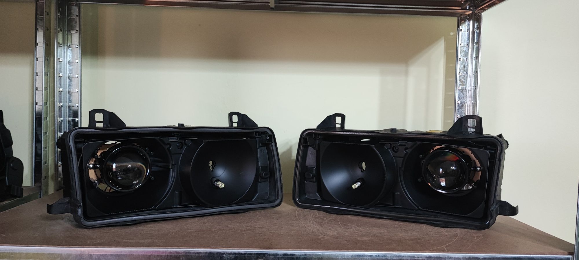 BMW E36 BiLED BOSCH Soczewka BLACK Lampy Mocne Światło Custom NOWE