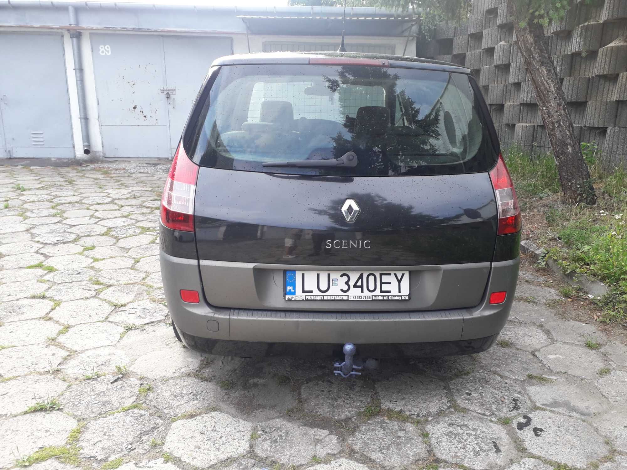 Renault scenic rok 2005,7 osobowy,hak.