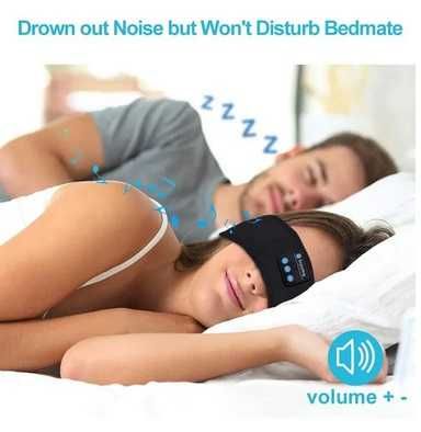 Słuchawki Bluetooth sportowe opaska do spania elastyczna bezprzewodowe
