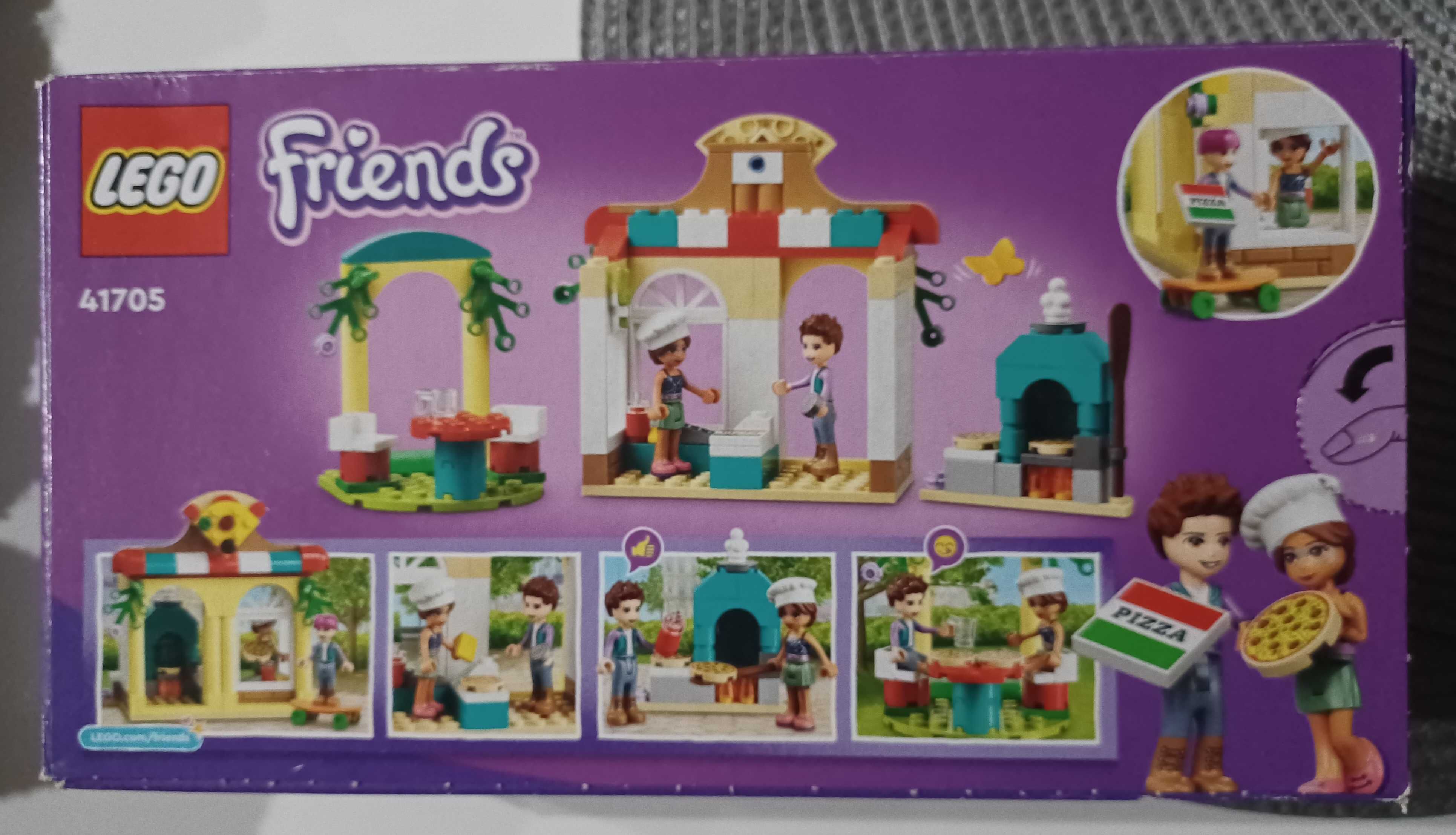 Nowy zestaw LEGO Friends 41705 Pizzeria w Heartlake wiek 5+