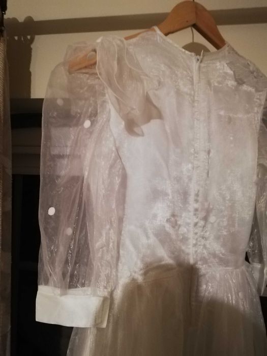 Vestido de Noiva e sapatos