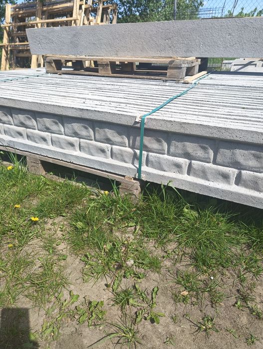 Podmurówka betonowa. Szara/ Grafit