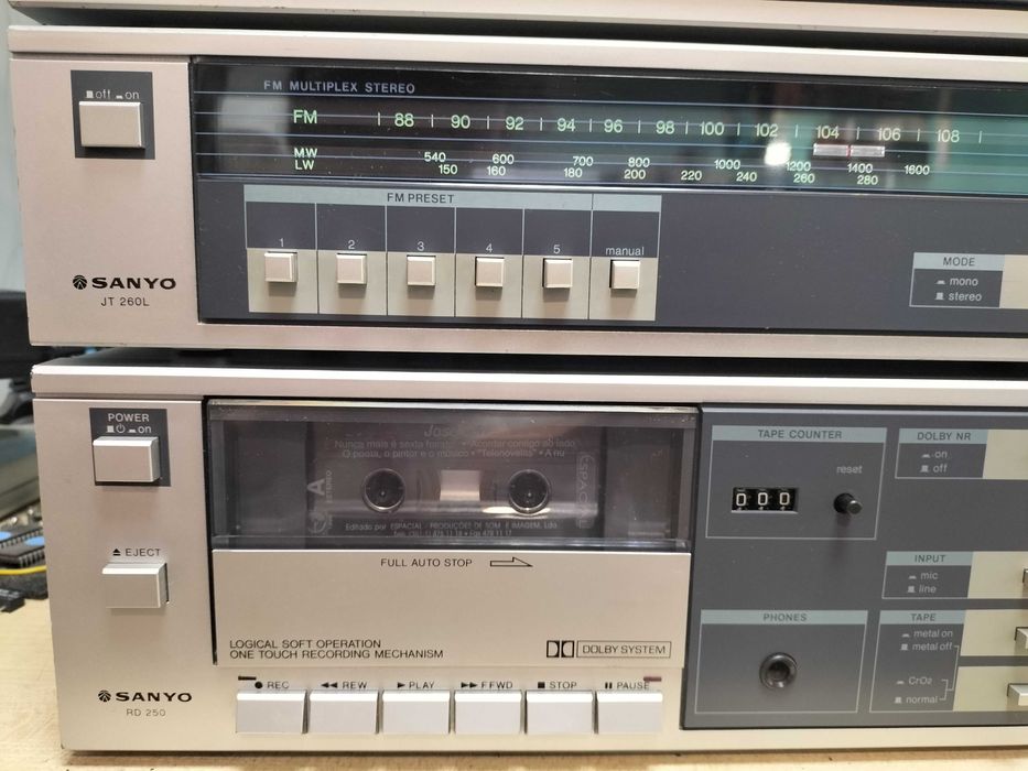 Aparelhagem Sanyo 250 como nova