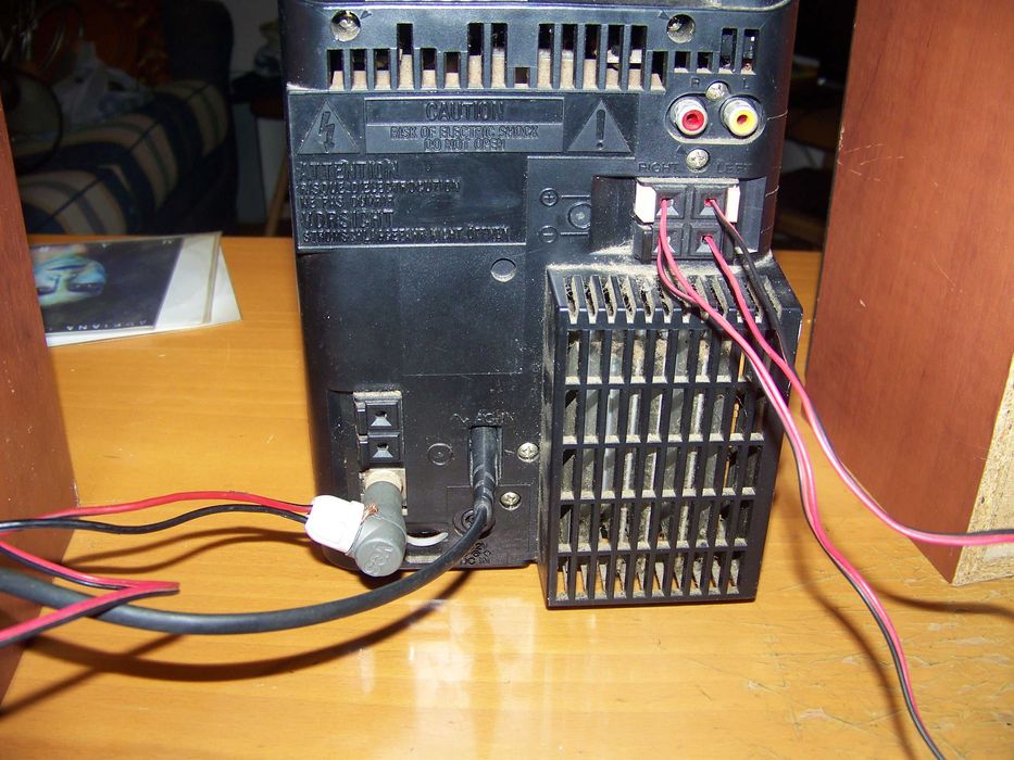 micro-hifi JVC - cds e rádio ok, tape ko