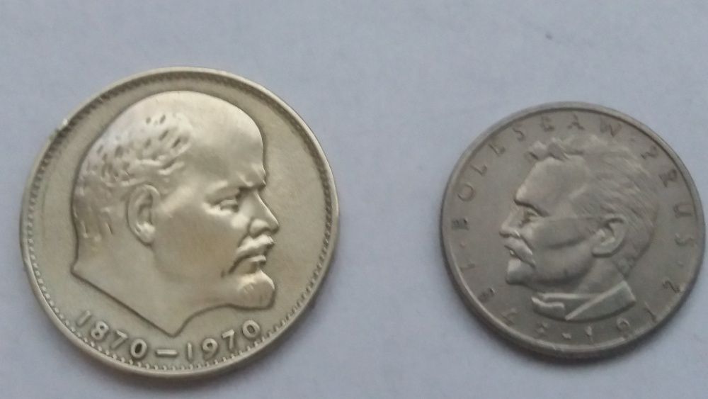 D4+ M395, rubel Rosja 1970 Lenin,10 zł Polska 1978 Prus stara moneta