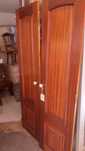 Portas de roupeiro em mogno 0.55 x 1.90