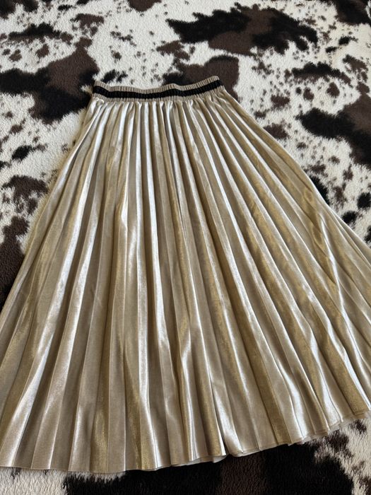 Юбка Reserved, велюровая плиссированная