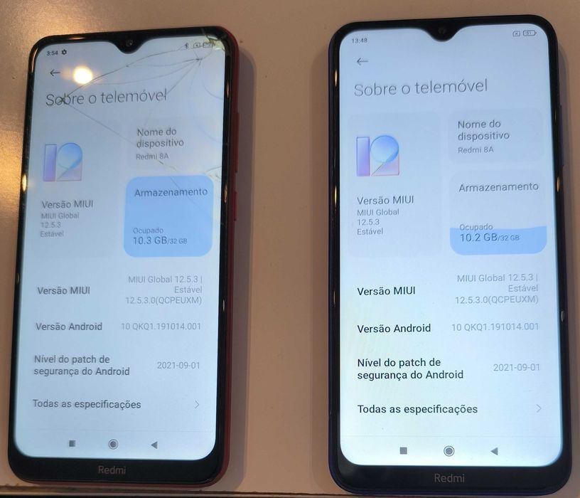 Xiaomi Redmi 8A 32GB - Vermelho e Azul - Desbloqueados - Dual-SIM