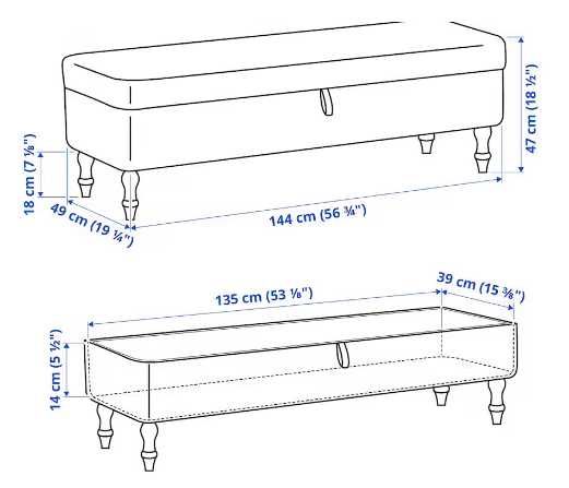 Banco com arrumação Stocksund IKEA