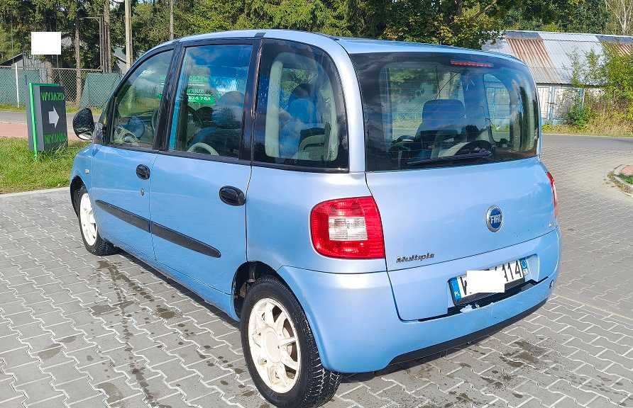 Multipla1.9JTD KLima ekonomiczne rodzinne długie opłaty OD właściciela