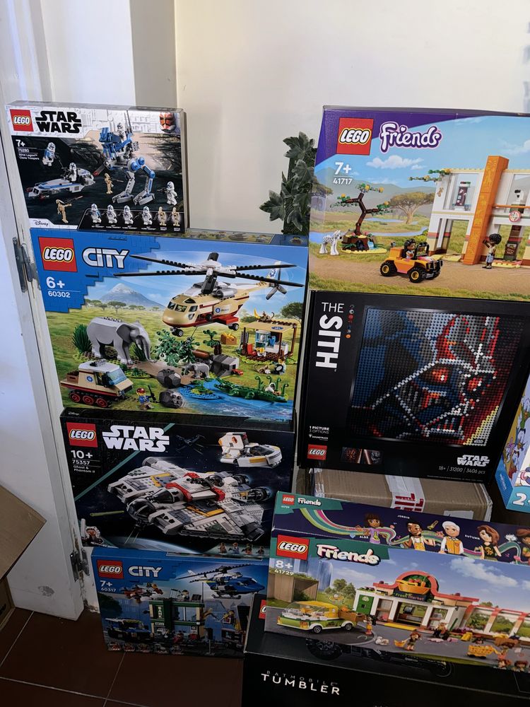 Lego MEGA haul de sets descontinuados, novos a excelentes precos