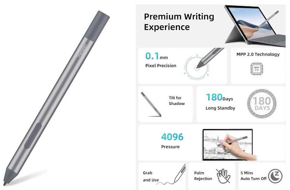 Стилус Metapen M2 Biz для Microsoft Surface, HP, ASUS, DELL, MSI, SONY