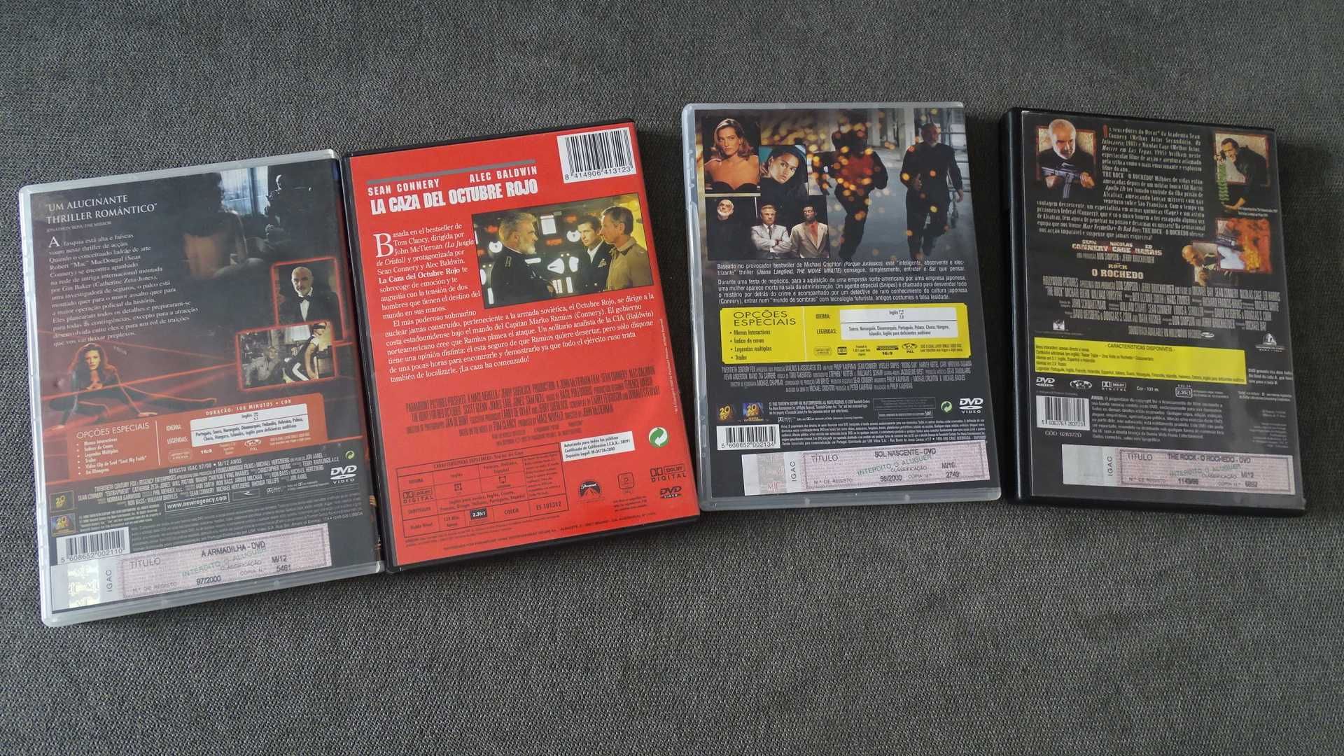 DVDs Sean Connery - Filmes Acção/Suspense