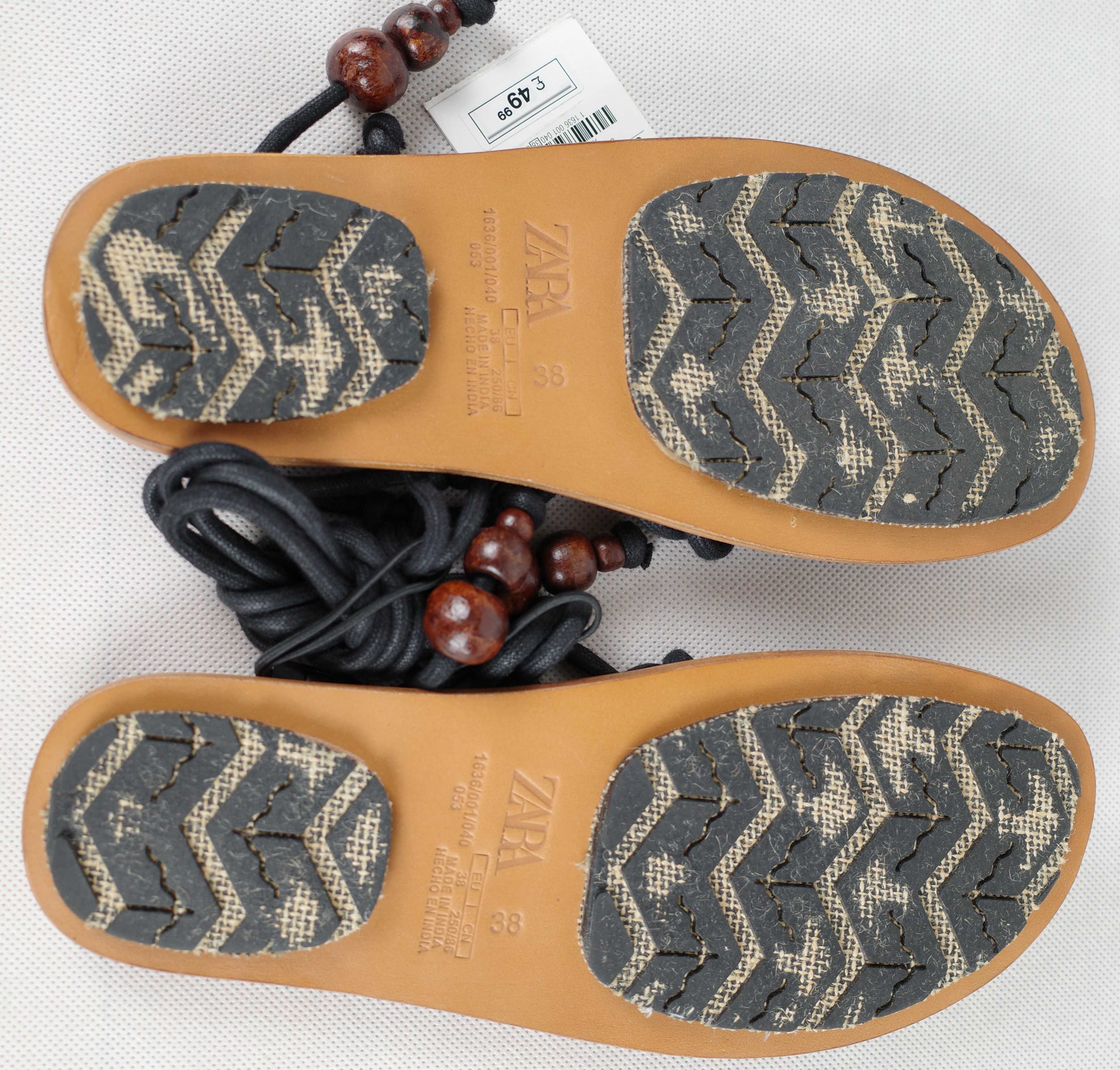 Buty klapki sandały rzymianki Zara roz. 38