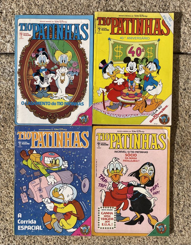 Revistas Disney banda desenhada Tio Patinhas