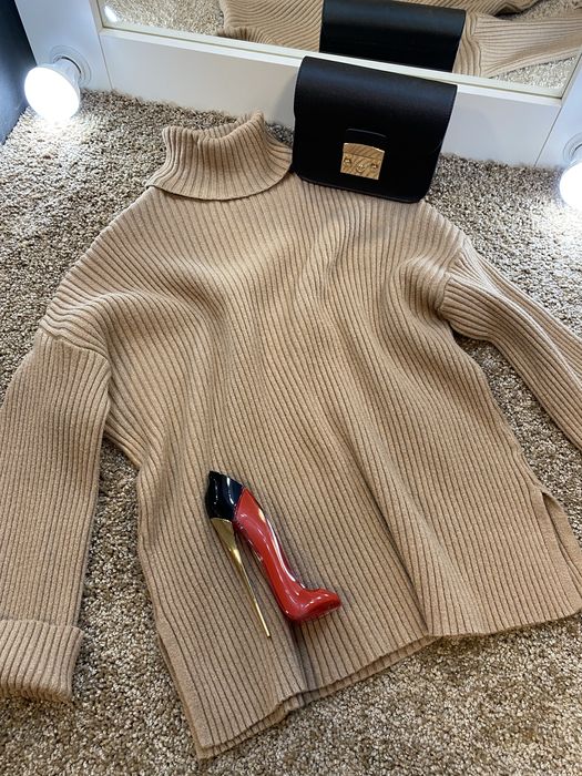 Шерстяні светри гольфи оверсайз рубчик H&M George Zara Mango Pull&bear