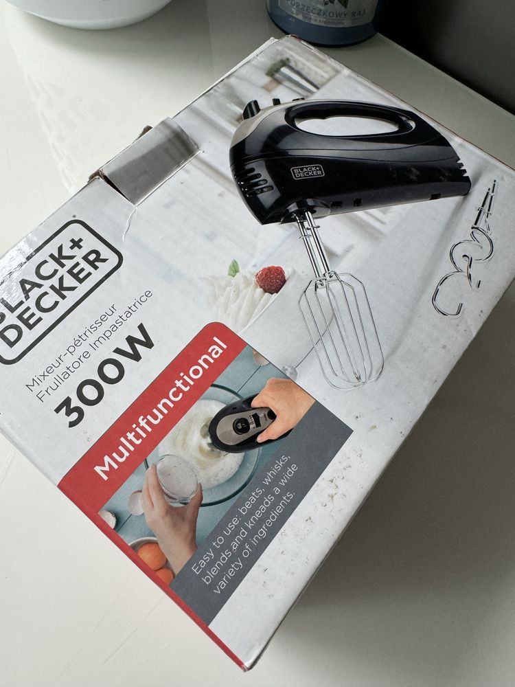 Black Decker mikser ręczny 300W nowy