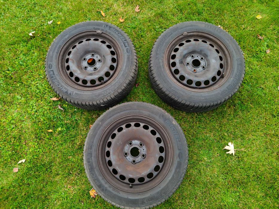 Sprzedam stalówki R16 ET42 jako zapasówki, R16 205/55R16 zimówki