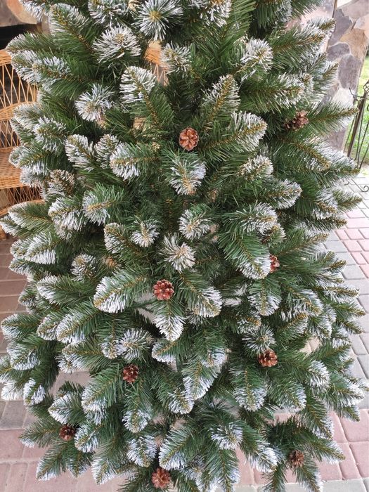 Штучна ялинка Елітна з шишкою ялинка штучна з шишками ялинка якісна