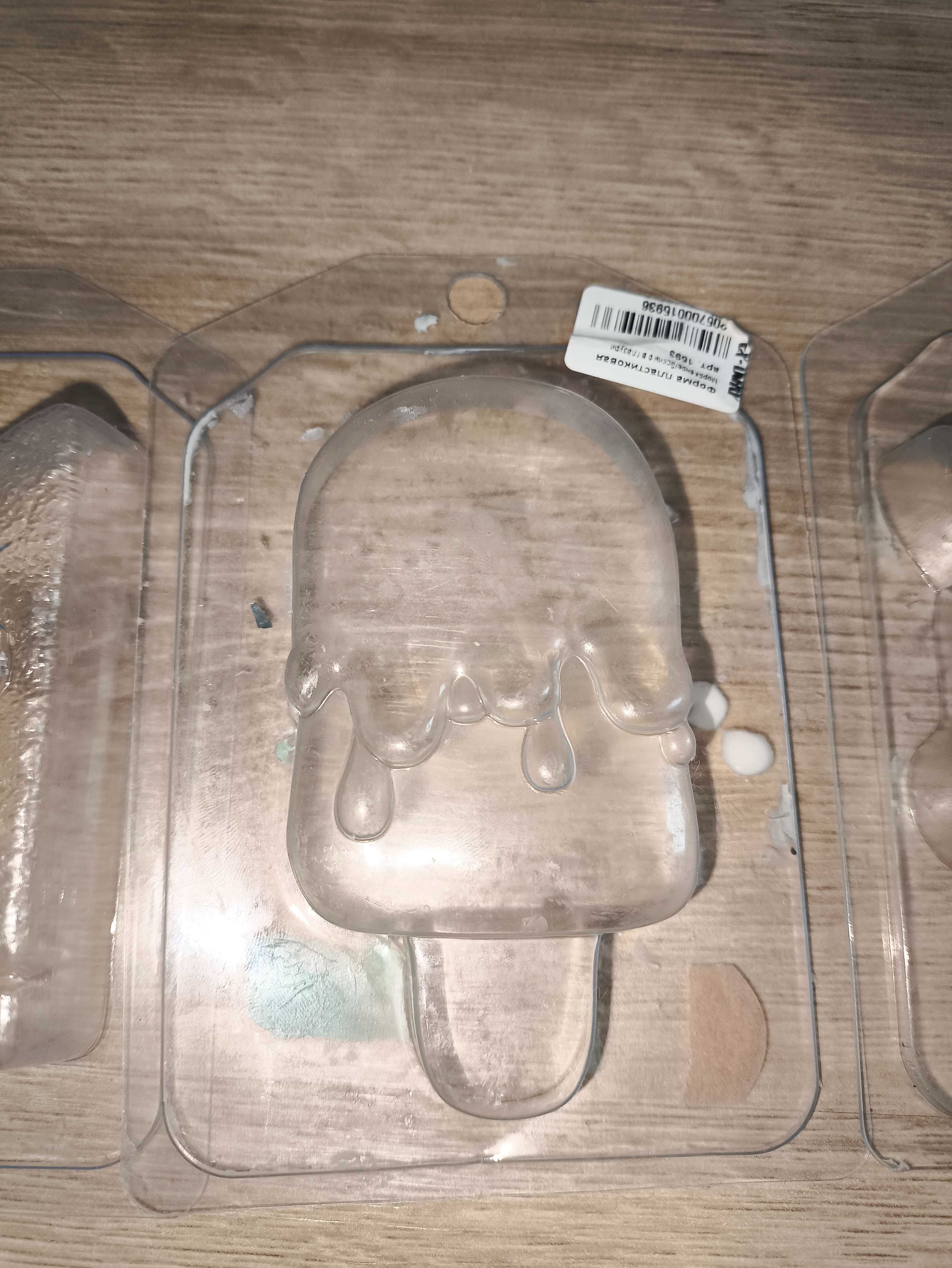 Formy plastikowe do odlewow mydła - Lody, arbuz, jednorożec, dziecko