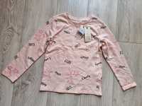 Różowa bluzka dla dziewczynki OVS 128 Bio Cotton a pink blouse for a g