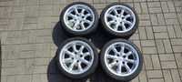 FELGI KOŁA 4X100 INTRA 767E 6,5J x14 CALI + OPONY 195/40R14 CONTINENTAL CONTISPORT CONTACT (0916) LATO 7 mm KOMPLET VW RENAULT TOYOTA