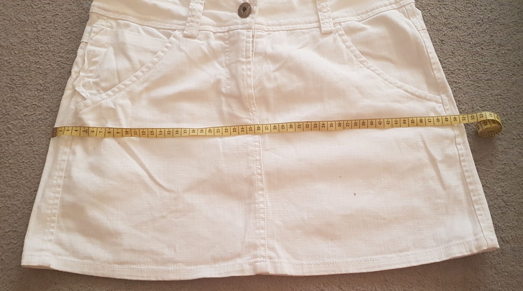 Spódnica biała rozmiar XL mini