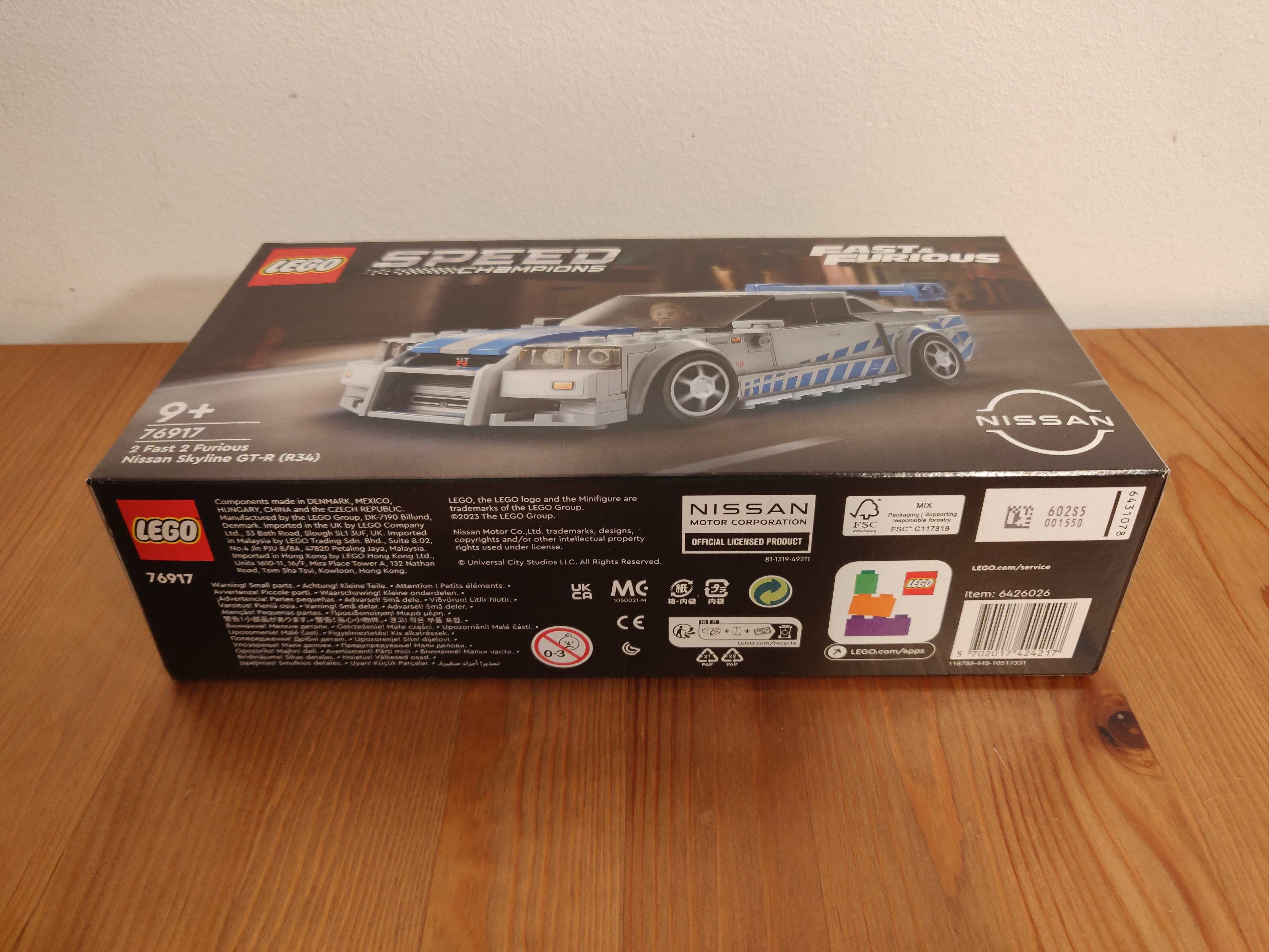 Lego 76917 - 2 Fast 2 Furious Nissan Skyline GT-R (R34)