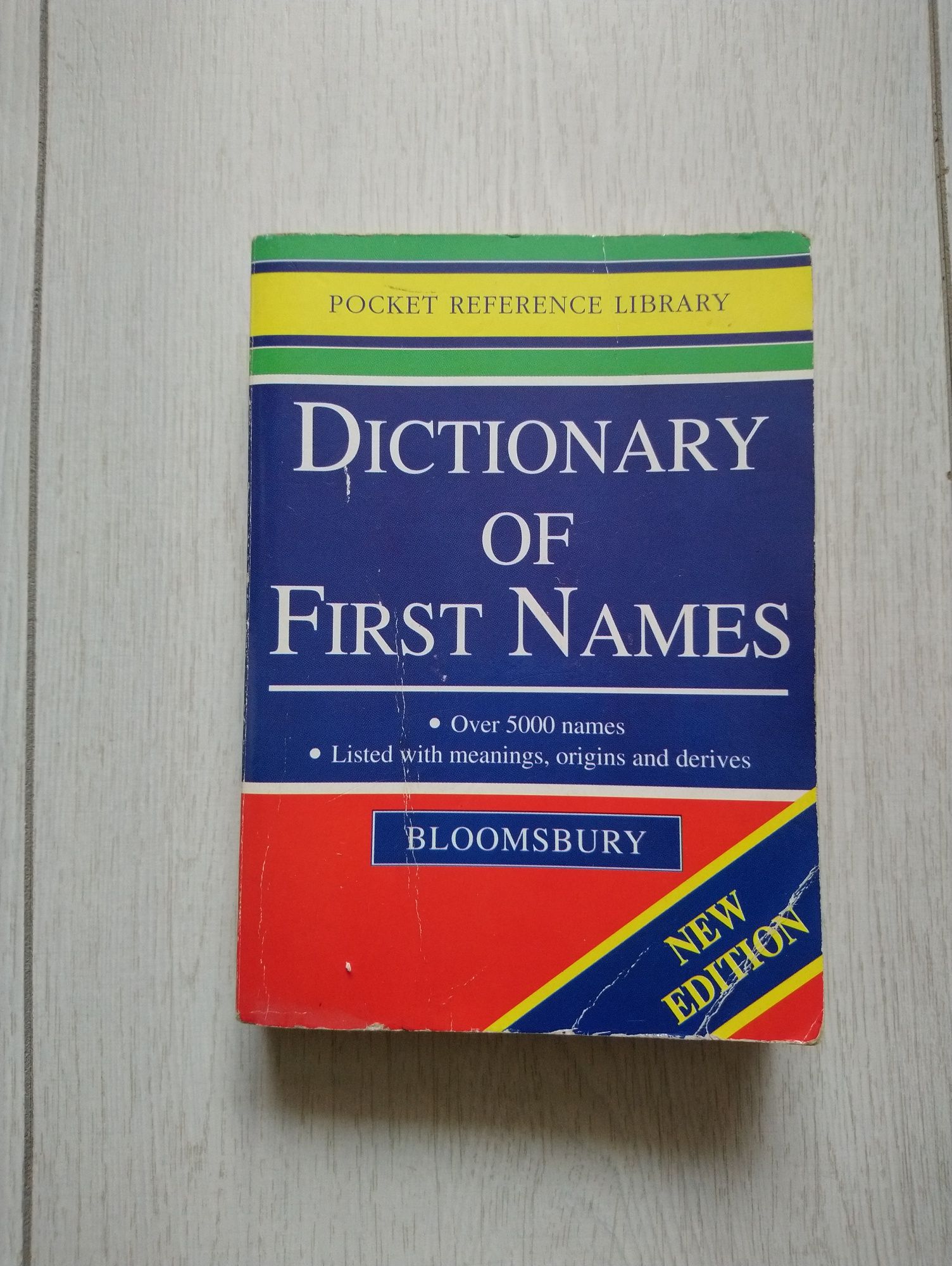 Книга Dictionary of First Names на английській мові