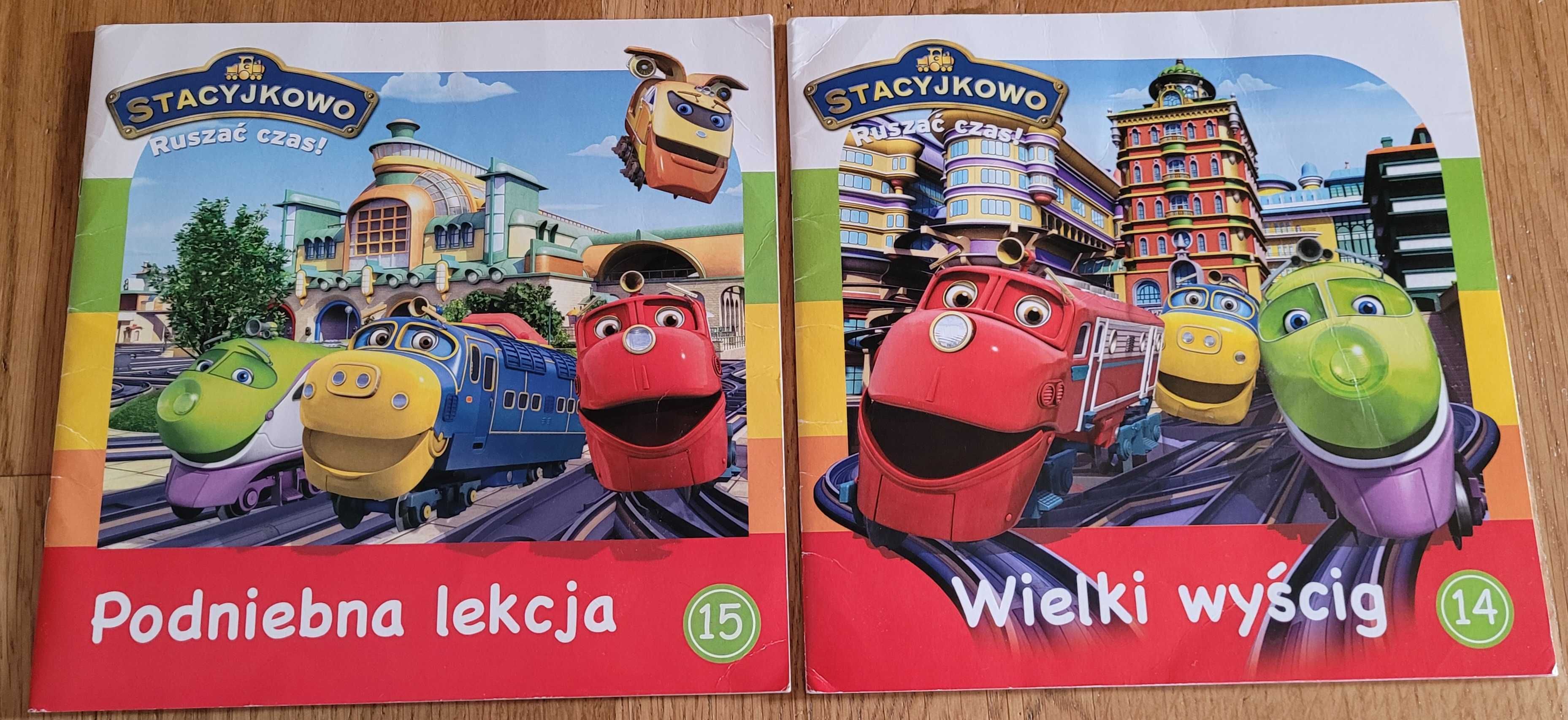 Książeczki Świnka Peppa, Stacyjkowo, puzzle Pucio