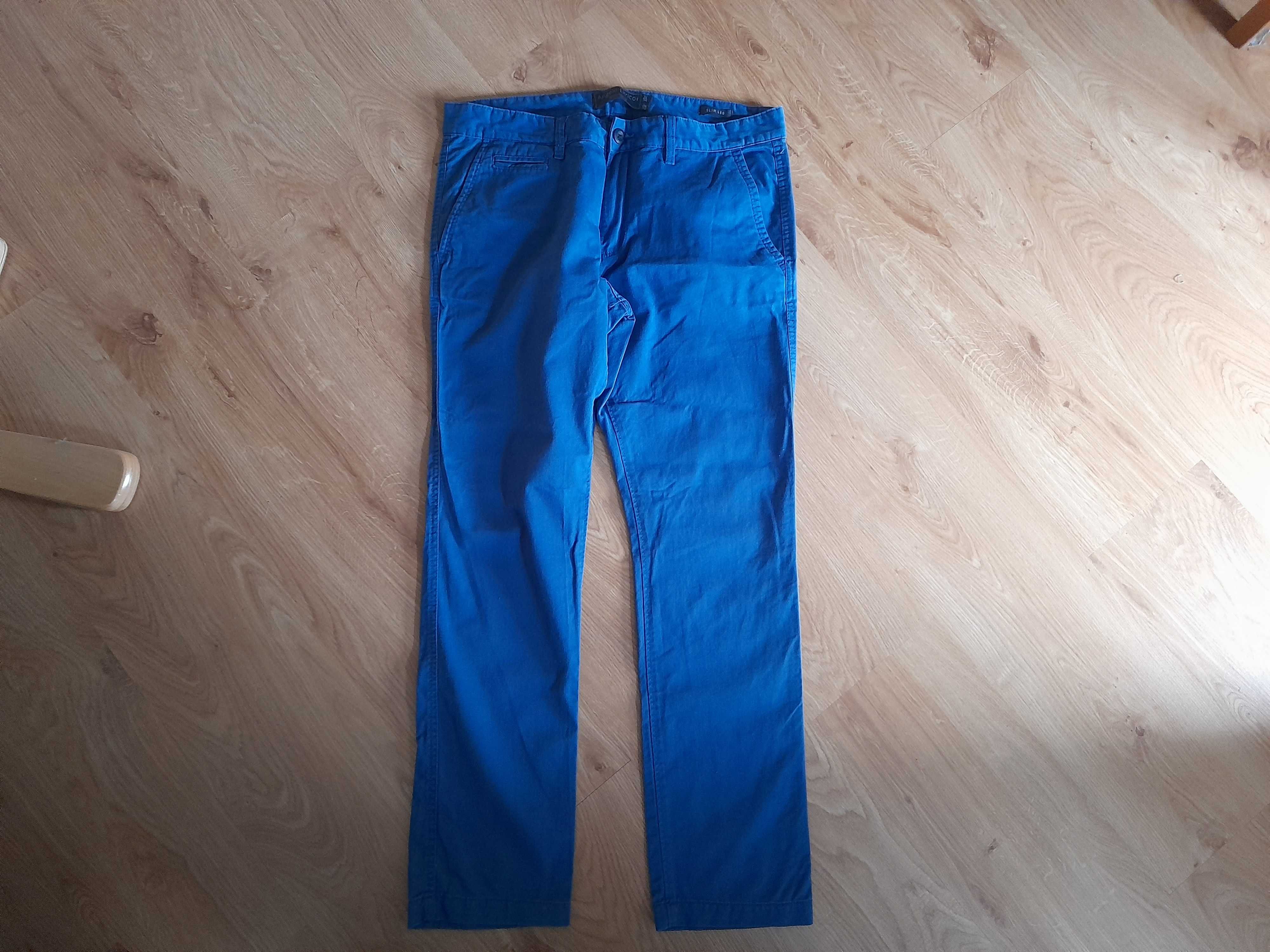 C&A spodnie L 40 Angelo Litrico 34/30 niebieskie długie dżinsy jeansy