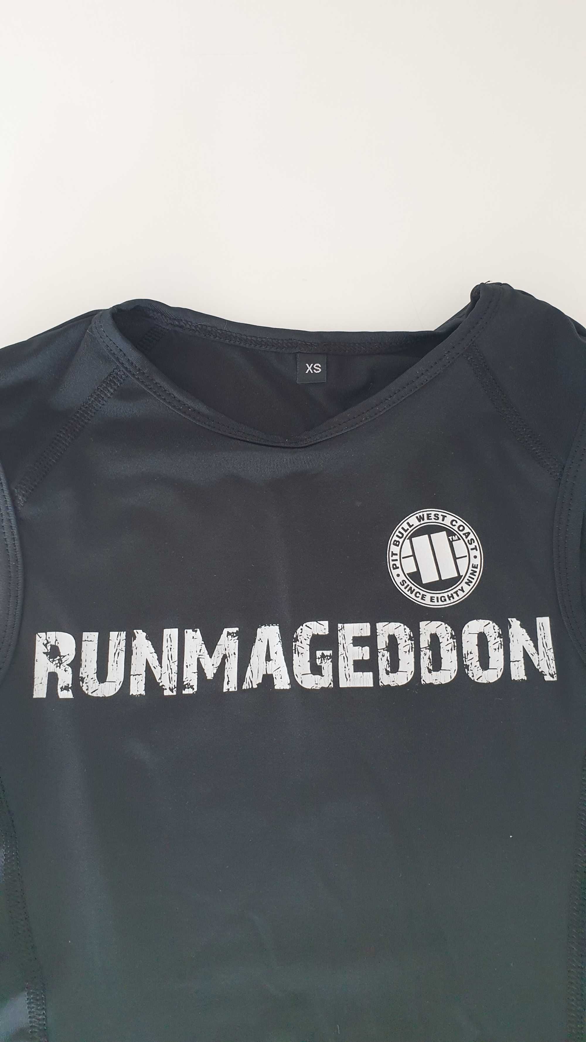 Nowa koszulka Runmaggedon oryginalna Pit Bull XS bezrękawnik