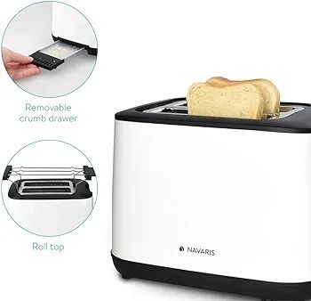 Toster navaris 1000w biały