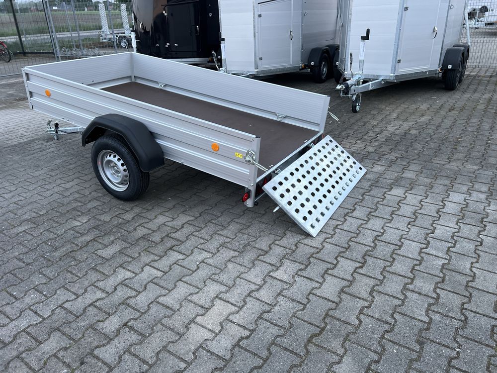Przyczepa BOECKMANN lekka laweta kiper  750 kg Dmc NOWA 1.30x2,50