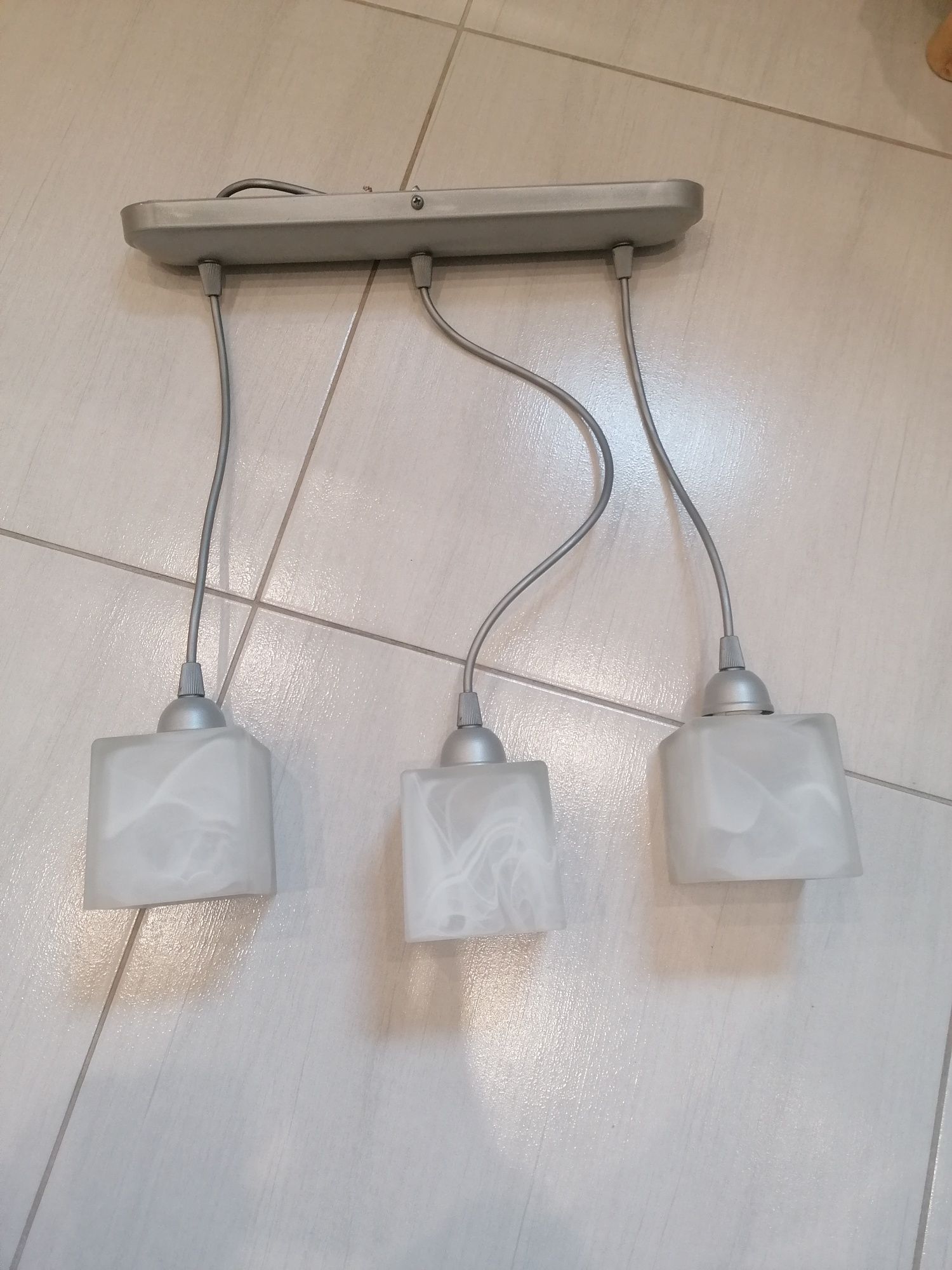 Lampa sufitowa, vintage PRL