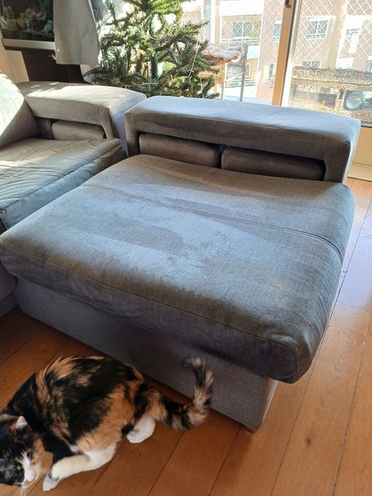 Puff de sofá cinzendo