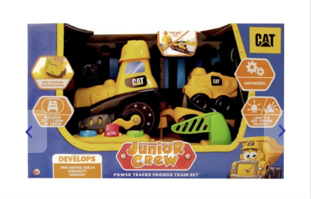 Іграшкова залізниця CAT Junior Crew Друзі (82489)