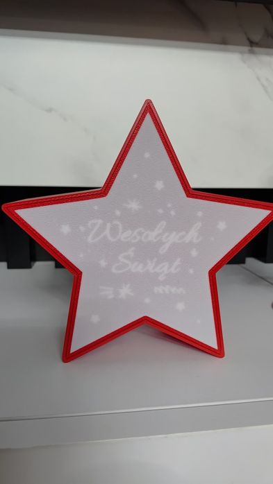 Lampa led Świąteczna WESOŁYCH ŚWIĄT