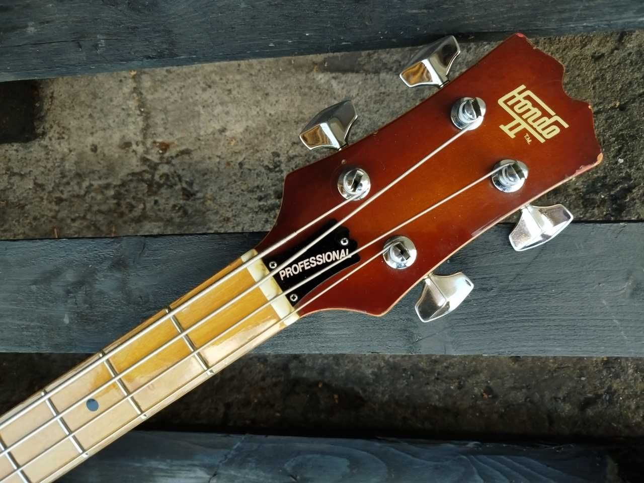 Hondo II Professional Bass 1970+futerał, japońska gitara, super stan.