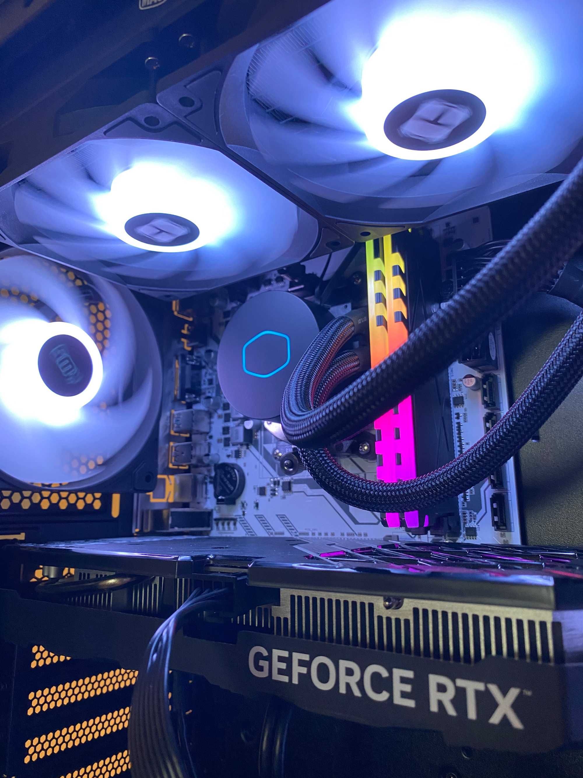 Nowy Komputer Gamingowy RTX 4060 Ryzen 5 5600 DDR4 16GB SSD M.2 500GB