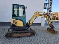 Yanmar VIO 25-4 WAGA 2.8t ton hydrauliczna skarpówka 2015 rok szybkozłącze  Minikoparka 2.8 3 t Yanmar JCB Takeuchi Volvo Cat Kubota 3 łyżki ładna