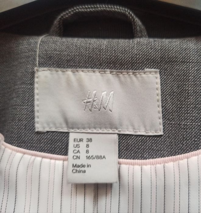 Szary damski żakiet