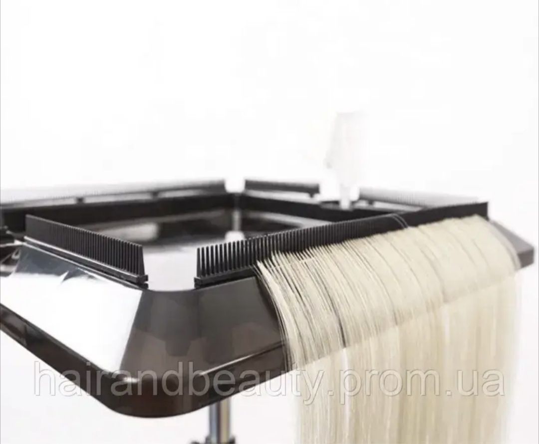 Стойка-тележка для наращивания волос/держатель капсул.