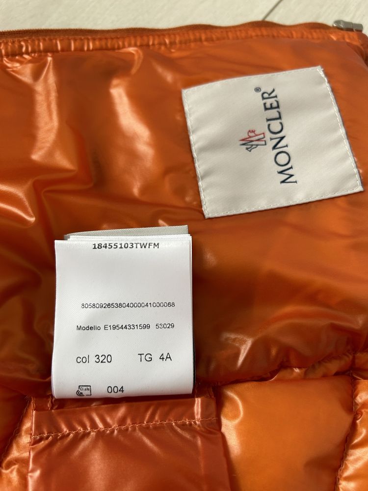 Moncler bezrękawnik chłopięcy 4 lata 104 oryginalny Moliera 2